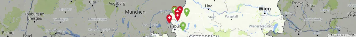 Map view for Pharmacies emergency services nearby Hochburg-Ach (Braunau, Oberösterreich)